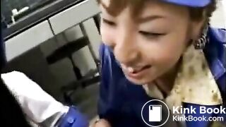 japanese air hostesses enjoying scat