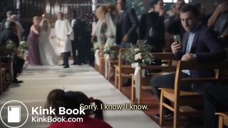 A women shits in a church