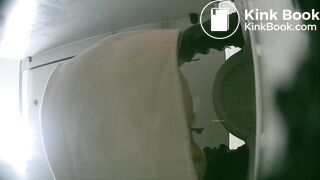 Asian girl pantypoop in night club toilet - 02