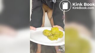 Girl pooping scat - video 2