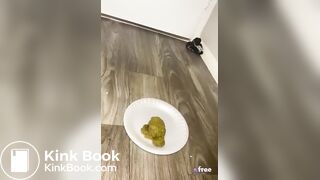 Girl pooping scat - video 2