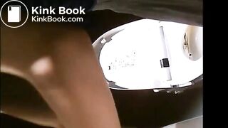 Asian girl pooping in night club toilet - 32