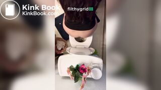 Above pov pooping