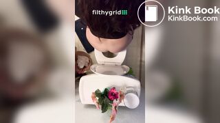 Above pov pooping
