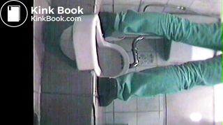 Asian girl pooping in night club toilet - 20