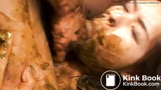 Ho scat slave deep throat