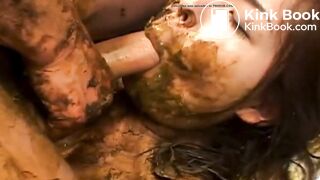 Ho scat slave deep throat
