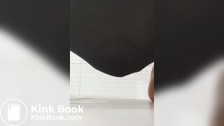 Pooping pants and sitting on it