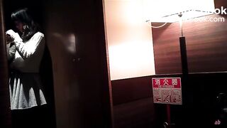 Asian girl pooping in night club toilet - 33