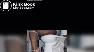 black girl pooping on toilet