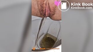 Piss and diarrhea on toilet
