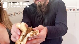 Shitty burger for slave