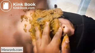 Nasty scat eating