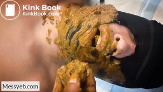 Nasty scat eating