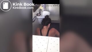 milf spied on pooping