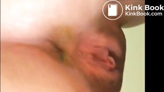 Hot brunette shitting diarrhea doggystyle