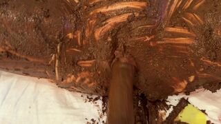31SHITS-1.6 KG OF SHITS - filled pussy, fucked dildo