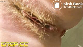 Extreme gassy girl shitting in the toilet