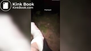 Girl Pooping With Her Friend In The Mountain