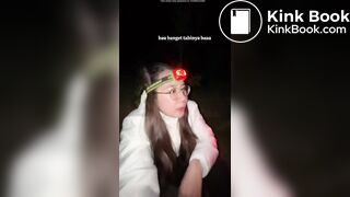 Girl Pooping With Her Friend In The Mountain