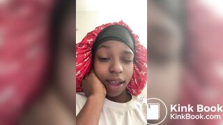 Ebony girl pooping on toilet - video 17