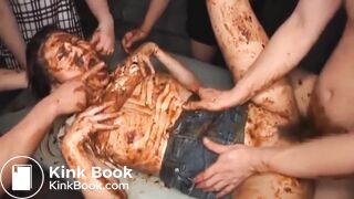 Fucking a scat slave