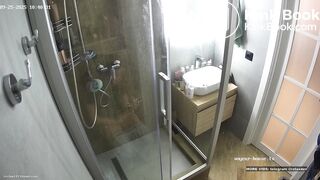 GIRL EXPLOSIVE SHIT AND BF COMES RIGHT AFTER