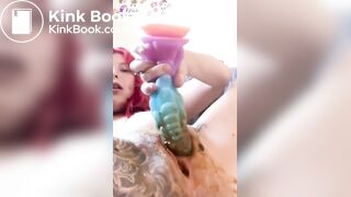 Using shit as lube
