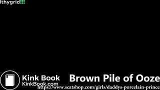Brown pile of Ooze femdom scat