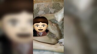 Cute latina pooping - video 3