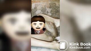 Cute latina pooping - video 3