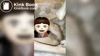 Cute latina pooping - video 3