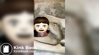 Cute latina pooping - video 3