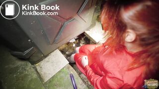 Midnight Orgasm In The Outhouse - human shit play