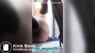 Fat pussy Turkish woman shittin in his mouth