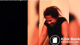 Big booty ebony constipated and struggling to poop