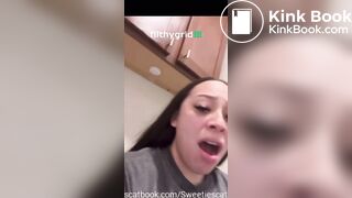 Girl fills toilet with diarrhea