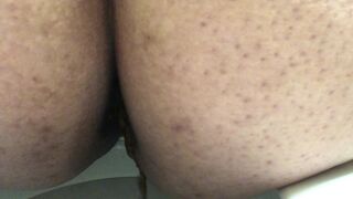 BBW EBONY DIARRHEA TOILET SHIT