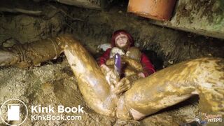 Midnight Orgasm In The Outhouse - covered in shit