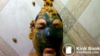 BBW diarrhea explosion on his face and smear