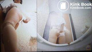 Asian clog toilet with diarrea