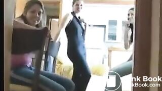 Girl poop on chair