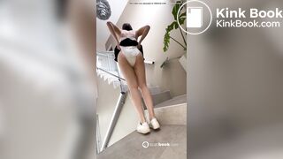 cute girl messy diaper poop