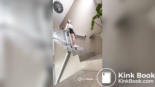 cute girl messy diaper poop