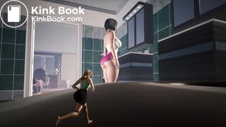 Girl Who Shrunk the Neighbors - Toilet Scene