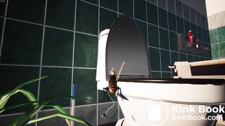 Girl Who Shrunk the Neighbors - Toilet Scene