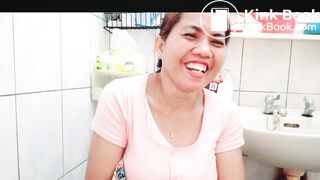 Asian Milf Blowing it up