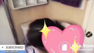 Sexy girl pooping toilet
