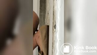 Chinese female teacher quickly takes a thick shit