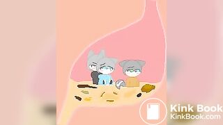 Furry Girl Vore x Scat (3) 1/2 (Animation)